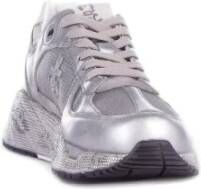 Premiata Zilveren Sneakers met Logo Detail Gray Dames