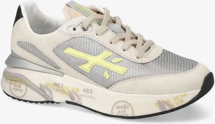 Premiata Zilveren Sneakers Model Moerund 6988 Gray Dames