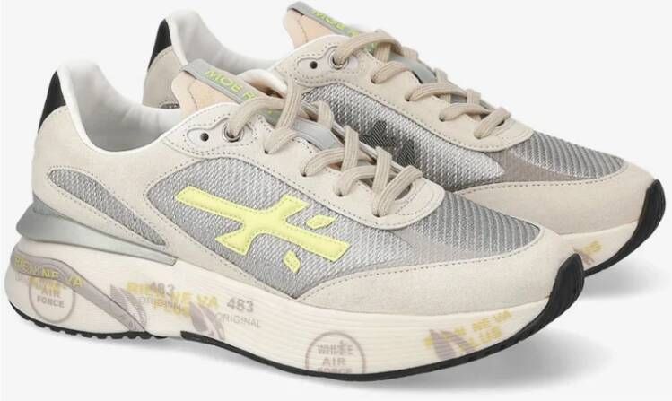 Premiata Zilveren Sneakers Model Moerund 6988 Gray Dames