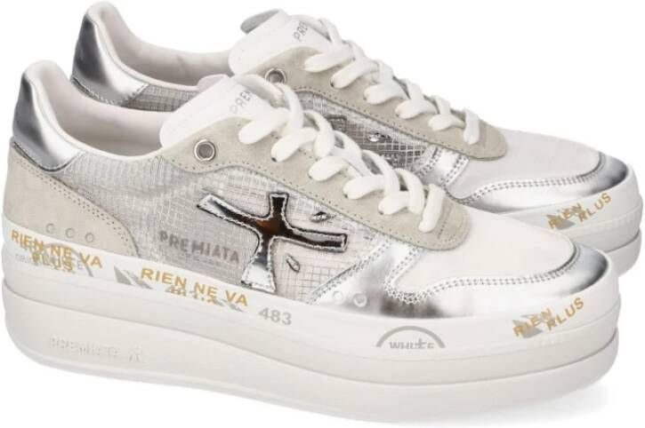 Premiata Zilveren Sneakers voor Vrouwen Gray Dames