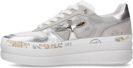 Premiata Zilveren Sneakers voor Vrouwen Gray Dames