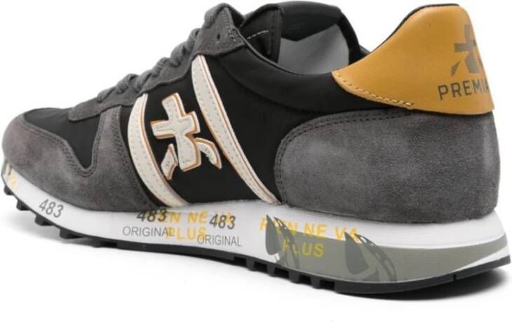 Premiata Zwart Grijs Wit Eric Sneakers Gray Heren