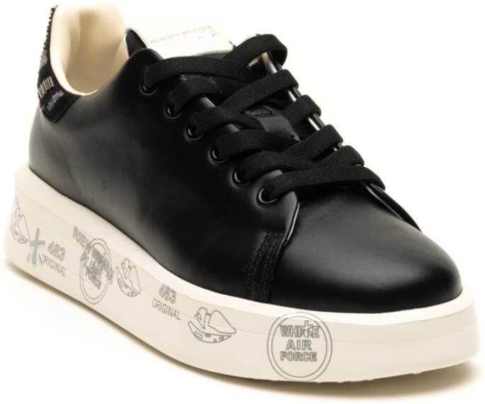 Premiata Zwarte Belle Sneakers voor Vrouwen Black Dames