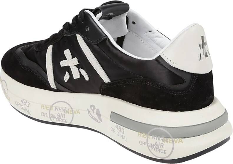 Premiata Zwarte Cassie Sneakers Black Dames