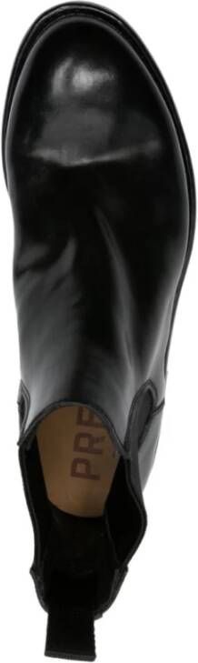 Premiata Zwarte Chelsea Boots met leren zool Black Heren