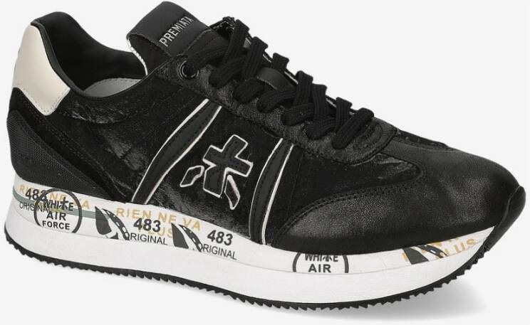 Premiata Zwarte Hardloopschoenen Black Dames