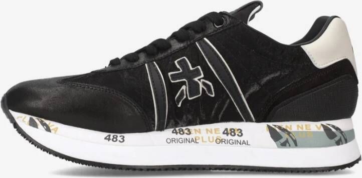 Premiata Zwarte Hardloopschoenen Black Dames