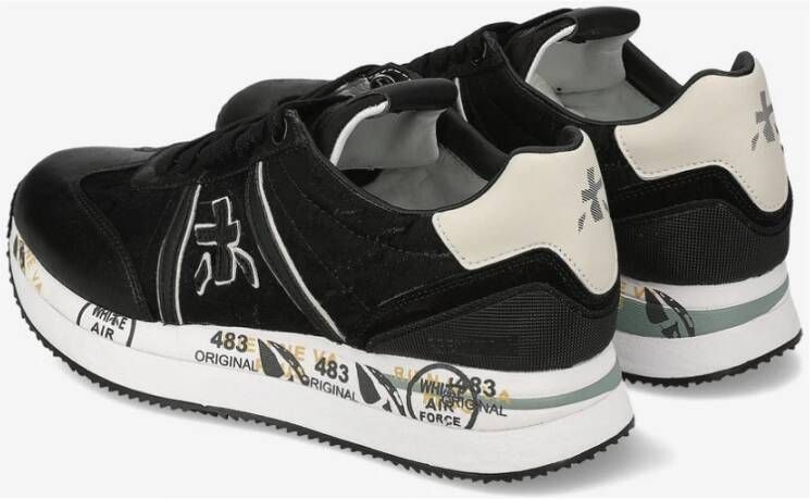 Premiata Zwarte Hardloopschoenen Black Dames