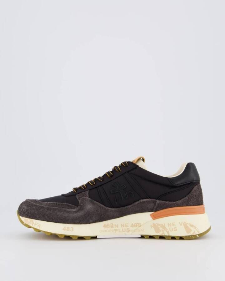 Premiata Zwarte Landek Sneaker Black Heren