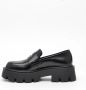 Premiata Zwarte leren mocassin damesschoenen Black Dames - Thumbnail 3