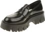 Premiata Zwarte leren mocassin met rubberen zool Black Dames - Thumbnail 7