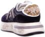 PREMIATA Lage Sneakers Dames Cassie Maat: 38 Materiaal: Suède Kleur: Blauw - Thumbnail 5