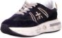 PREMIATA Lage Sneakers Dames Cassie Maat: 38 Materiaal: Suède Kleur: Blauw - Thumbnail 9