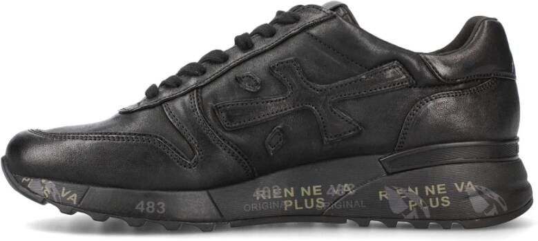 Premiata Zwarte leren sneakers Mick Black Heren