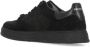 Premiata Zwarte Leren Sneakers Ronde Neus Vetersluiting Black Heren - Thumbnail 4