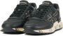 Premiata Zwarte Leren Sneakers Black Heren - Thumbnail 2