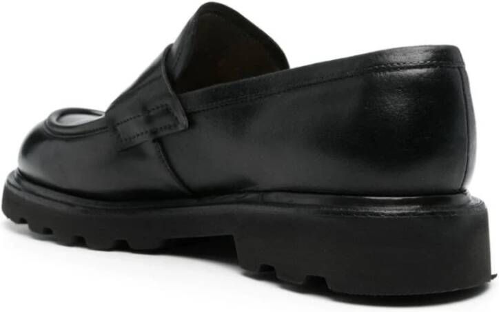 Premiata Zwarte Messing Loafer Schoen Black Heren