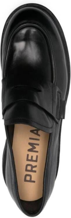 Premiata Zwarte Messing Loafer Schoen Black Heren