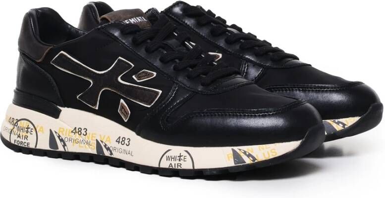 Premiata Zwarte Mick Sneakers Black Heren