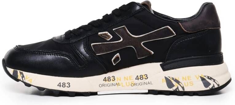 Premiata Zwarte Mick Sneakers Black Heren