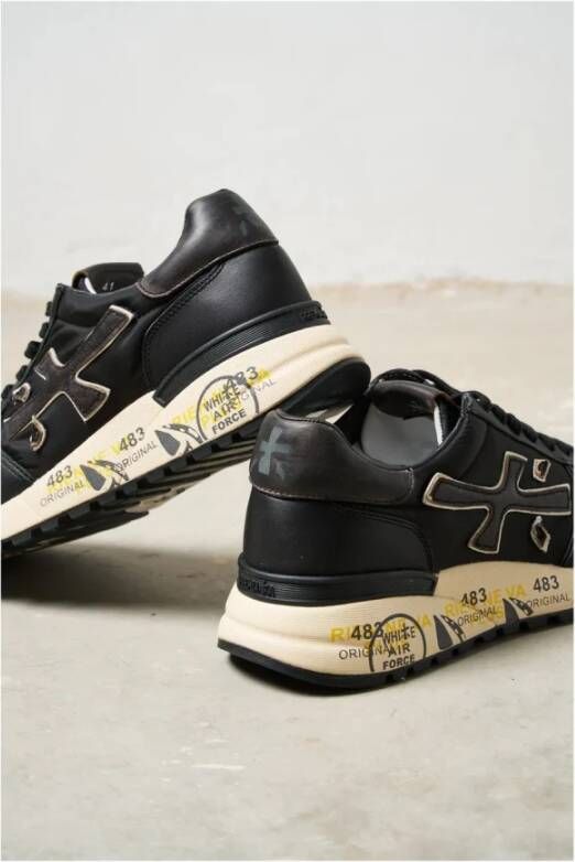 Premiata Zwarte Mick Sneakers Urban Mode Revolutie Black Heren