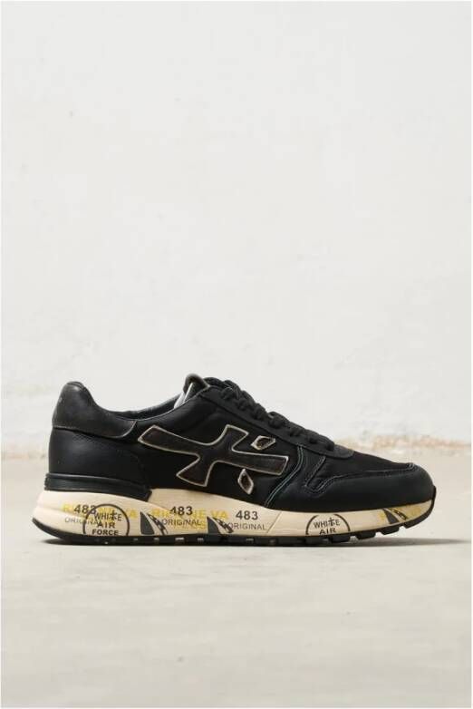 Premiata Zwarte Mick Sneakers Urban Mode Revolutie Black Heren