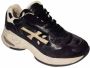 Premiata Zwarte Sharky D Nylon Suède Leren Sneakers Black Dames - Thumbnail 4