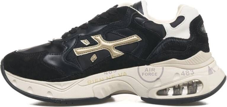 Premiata Zwarte Sneakers Aw24 Black Dames