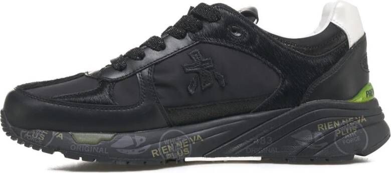 Premiata Zwarte Sneakers Aw24 Damesschoenen Black Dames