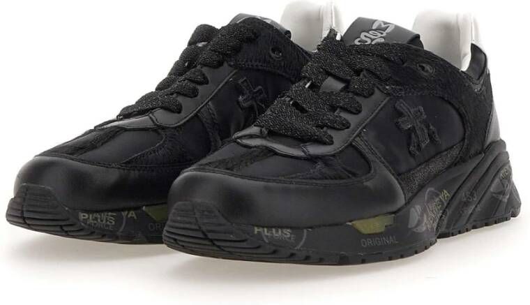 Premiata Zwarte Sneakers Black Dames