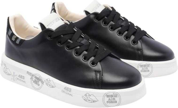 Premiata Zwarte Sneakers Black Dames