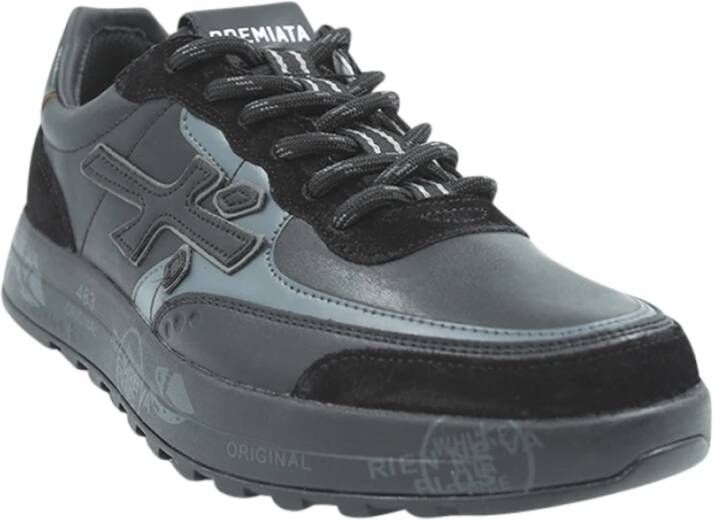 Premiata Zwarte Sneakers met Ergonomische Zool Black Heren