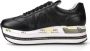 Premiata Zwarte Sneakers met Leren Details Black Dames - Thumbnail 3