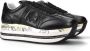 Premiata Zwarte Sneakers met Leren Details Black Dames - Thumbnail 4