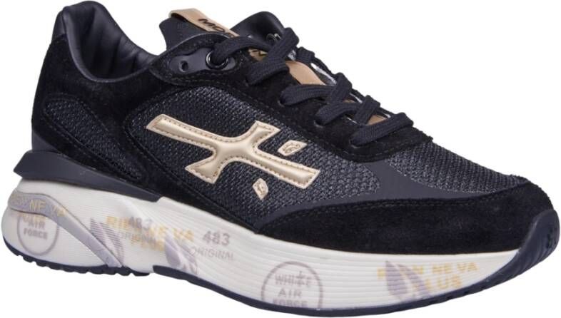 Premiata Zwarte Sneakers Moerund Model Black Dames