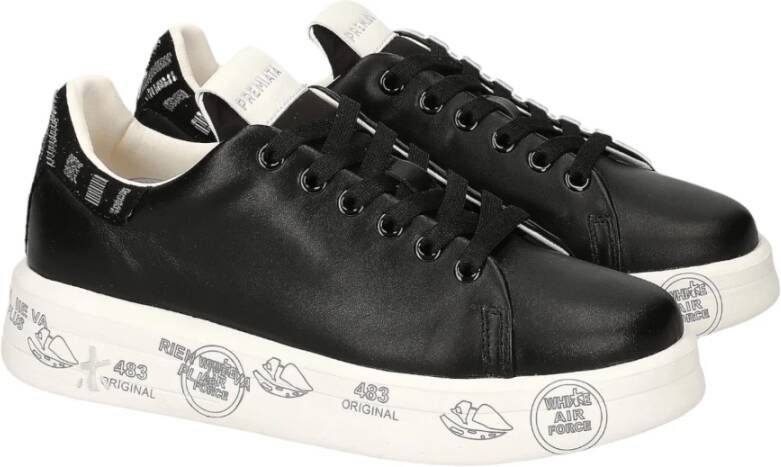 Premiata Zwarte Sneakers Stijlvol Model Black Dames