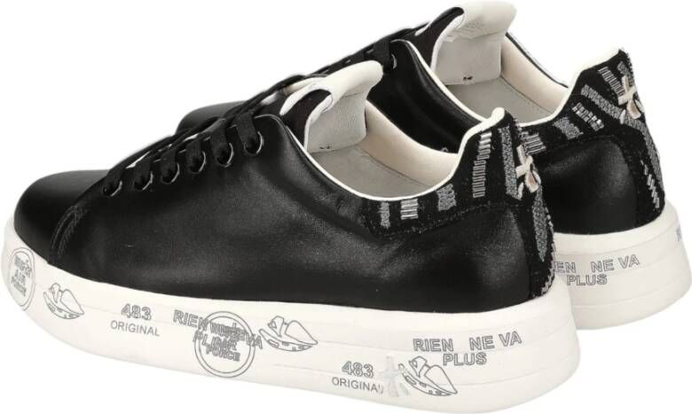 Premiata Zwarte Sneakers Stijlvol Model Black Dames