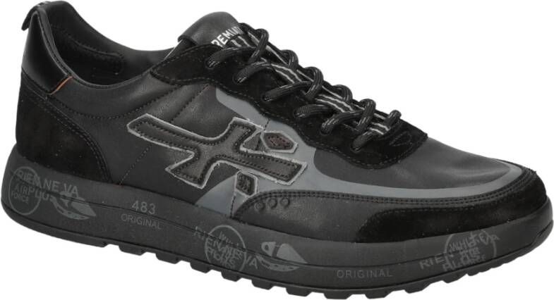 Premiata Zwarte Sneakers Stijlvolle Schoenen Black Heren