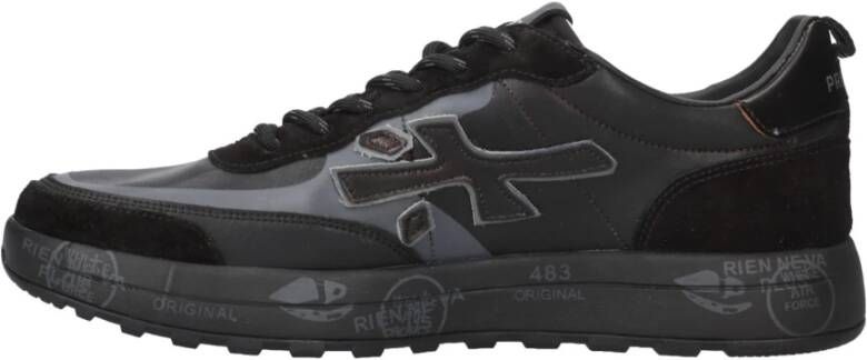 Premiata Zwarte Sneakers Stijlvolle Schoenen Black Heren