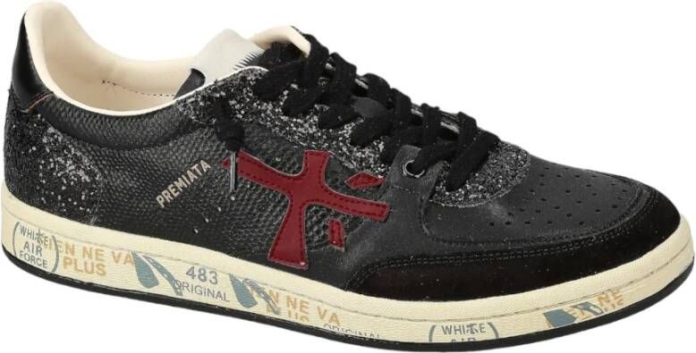 Premiata Zwarte Sneakers voor Mannen Black Dames