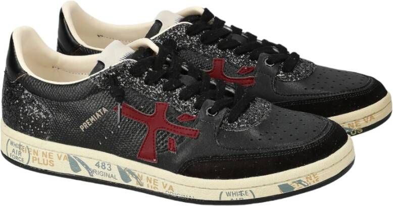 Premiata Zwarte Sneakers voor Mannen Black Dames