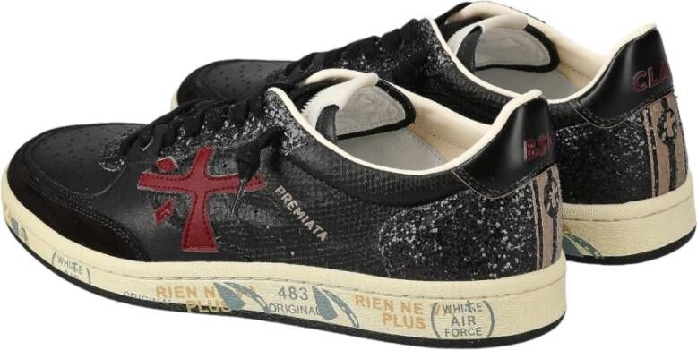 Premiata Zwarte Sneakers voor Mannen Black Dames