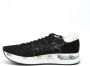 Premiata Zwarte Stof Conny Sneakers Black Dames - Thumbnail 3