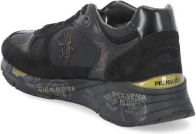 Premiata Zwarte Suède Leren Sneakers voor Heren Black Heren