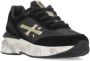 Premiata Zwarte Suède Technische Stof Sneakers Vrouw Black Dames - Thumbnail 3