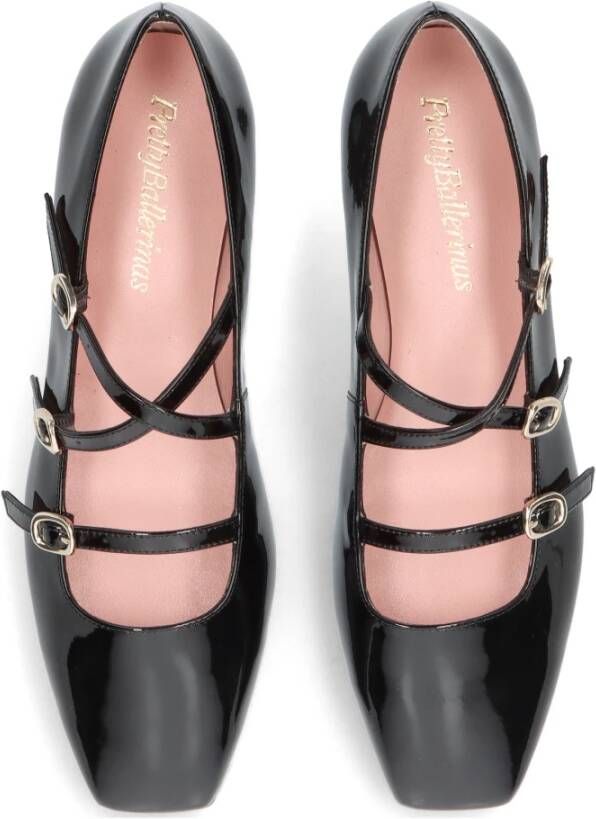 Pretty Ballerinas Dames Lakleren Ballet Flats Black Dames