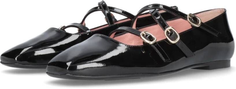 Pretty Ballerinas Dames Lakleren Ballet Flats Black Dames