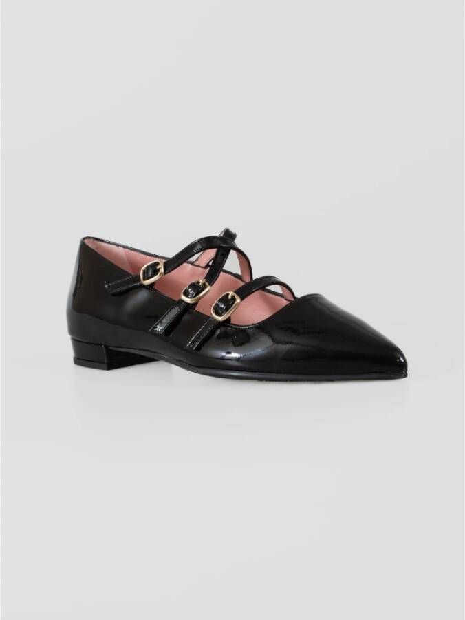 Pretty Ballerinas Elegante Clementine Schoenen met Verstelbare Bandjes Black Dames