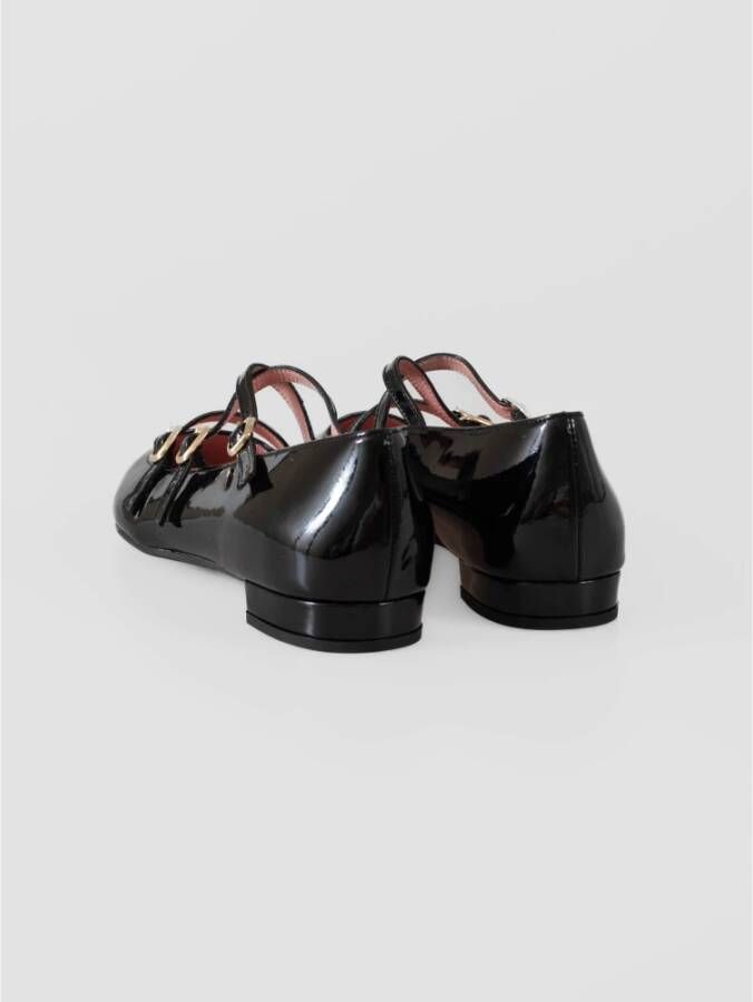 Pretty Ballerinas Elegante Clementine Schoenen met Verstelbare Bandjes Black Dames