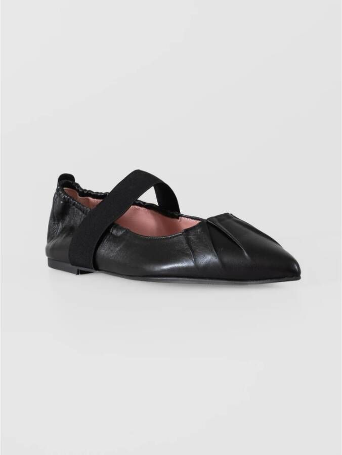 Pretty Ballerinas Elegante Veterschoenen Black Dames